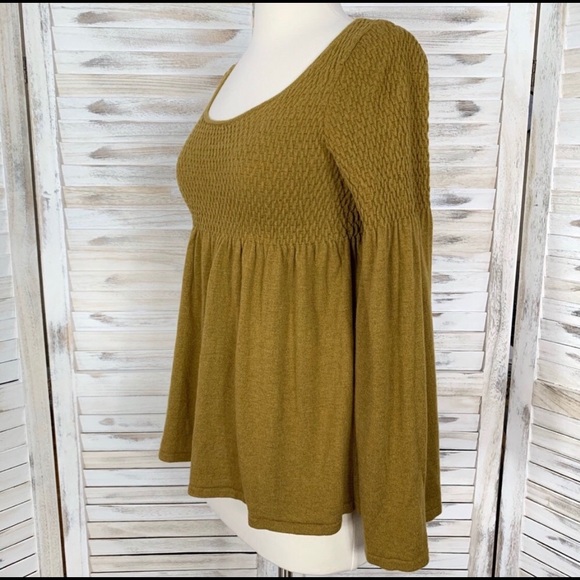 Knitted + Knotted Smocked Sweater - Picture 4 of 7